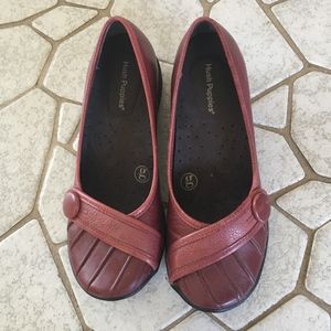 Hush Puppies Comfortable Flats with Slight Wedge